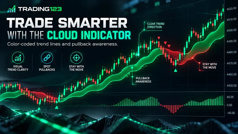 Trade smarter with the Cloud Indicator — color-coded trend lines and pullback awareness